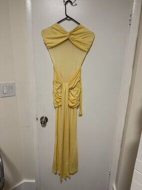 Yellow Maternity Photoshoot Dress